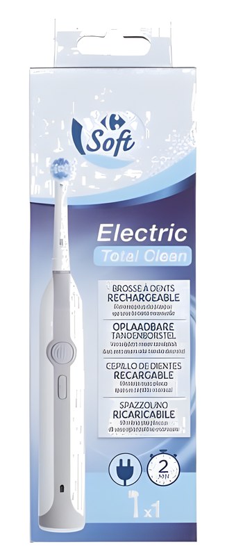 Brosse à Dents électrique Total Clean Carrefour Soft