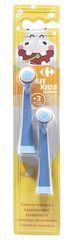 Têtes de Rechange Brosse à Dents Electrique +3 ans Carrefour 2 unités