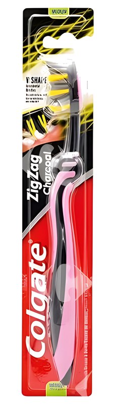 Brosse à Dents Zig Zag Charcoal Colgate 1 unité