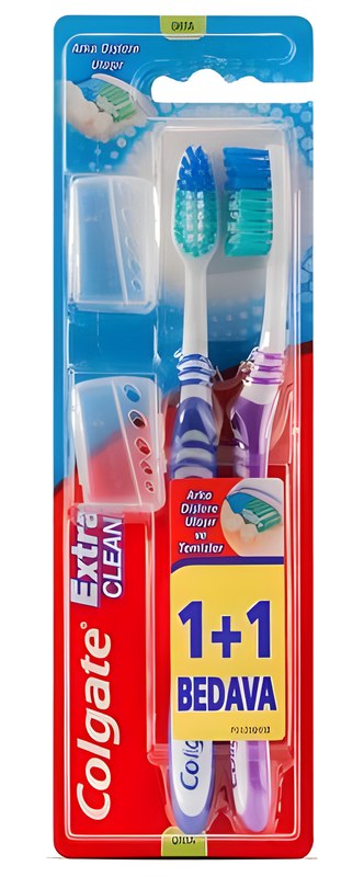 Brosse à Dents Extra Clean Colgate 1+1