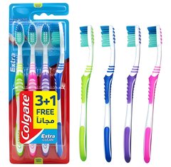 Brosse à Dents Extra Clean Colgate 4 feuilles