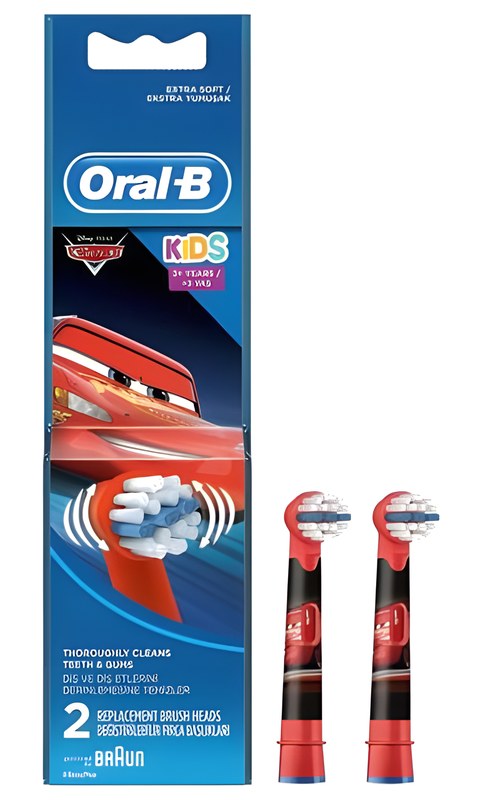 Recharge Brosse à dents Electrique Kids Oral-B 2 unités