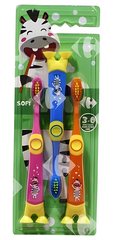 Brosses à Dent Enfants 3-6 Ans Soft Carrefour 3 unités