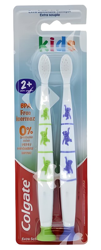 Brosse à Dent Enfants Zero Soft Colgate 2 unités