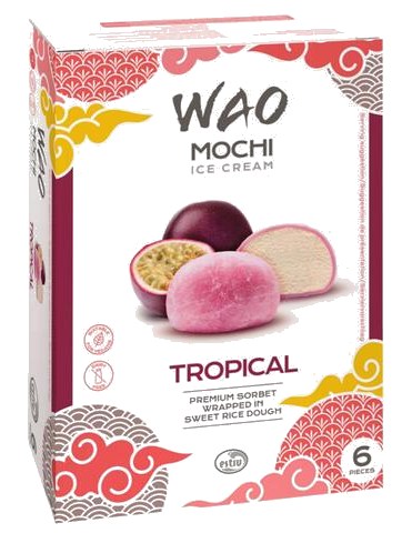 Mochis Glacés Saveur Sorbet Tropical Wao 6 pièces