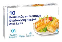 Feuilletés au Fromage Carrefour Blanc 65 g 10 unités
