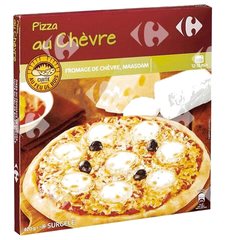 Pizza au Fromage de Chèvre au Feu de Bois Carerfour 440 g
