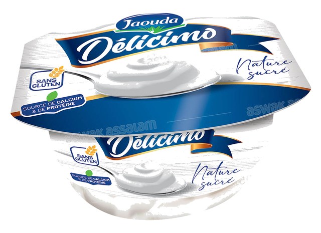 YAOURT DELICIMO NATURE SUCRE 90G JAOUDA