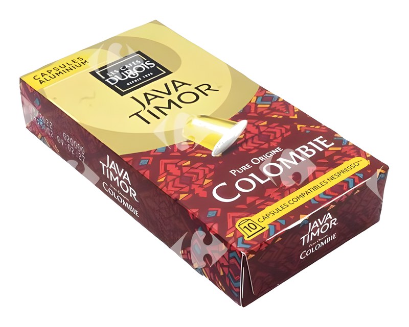 Café en Capsules Colombie Java Timor Dubois x10