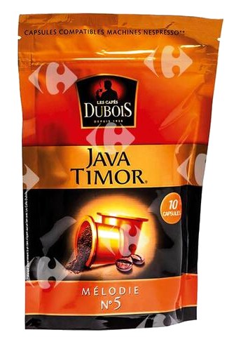 Café en Capsules Mélodie N5 Java Timor Dubois x10