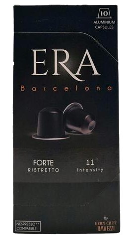Café en Capsules Forte intensité 10 Ravezzi ERA 10 pièces