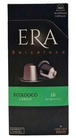 Café en Capsules Écologique intensité 10 Ravezzi ERA 10 pièces
