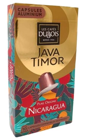 Café en Capsules Nicaragua Java Timor 10 unités