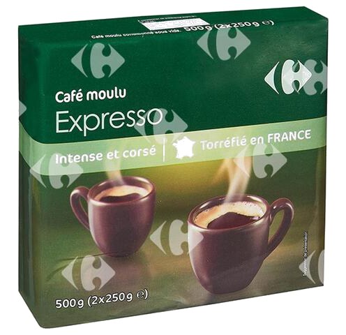 Café Moulu Expresso Carrefour 2x250g