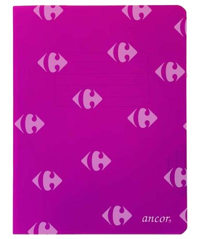 Cahier Piqué Polypro 17x29,7cm 10x10mm Ancor 96 pages