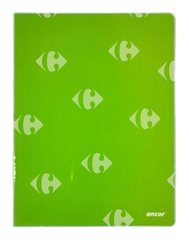 Cahier Piqué Couverture en Plastique 192 pages Seyès 17x22cm Ancor 90 g