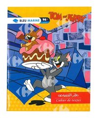 Cahier Bleu Marine Pique 96 Pages 17x22cm 60 g