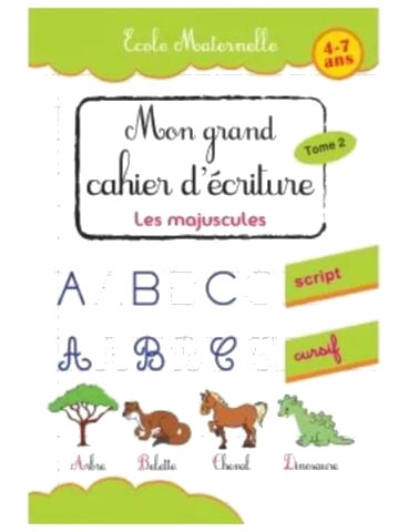Mon Grande Cahier d'Écriture Les Majuscules
