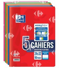 Cahier Grands Carreaux Easybook Oxford 24X32cm 96 pages 5x90 g