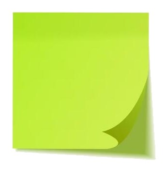Colle Note Vert