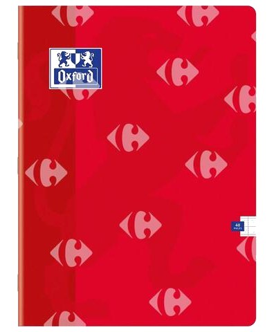 Cahier Agrafé Grands Carreaux Oxford 24x32cm 48 pages