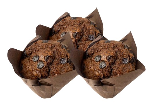 Muffins Double Chocolat 3 unités
