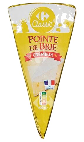Pointe de brie 60% Mg Carrefour 200 g
