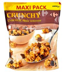 Muesli Croustillant au Chocolat Noir Carrefour 750 g