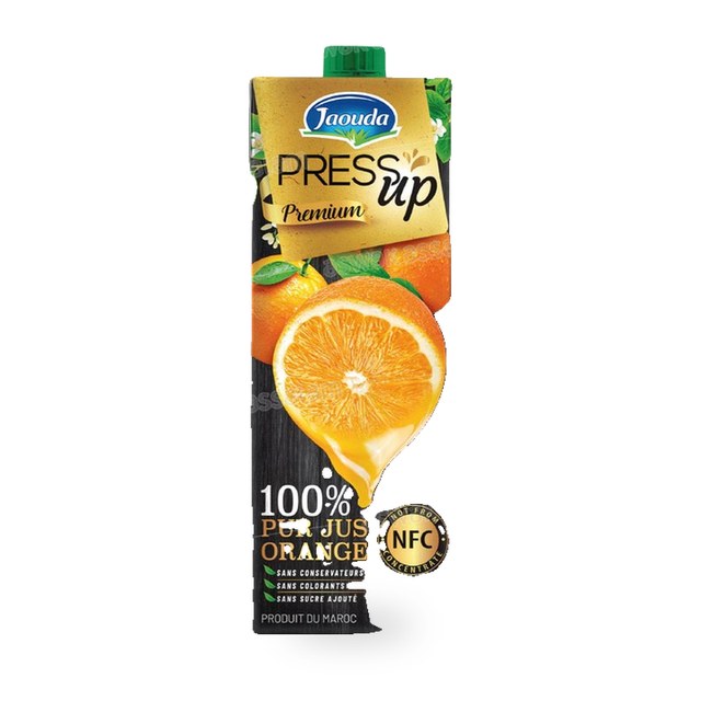 PUR JUS 100% ORANGE 1L PRESS’UP JAOUDA
