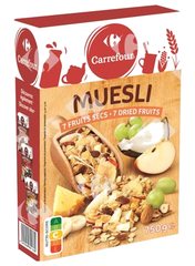Muesli Floconneux aux Fruits Carrefour 750 g