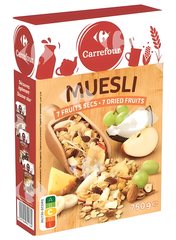 Muesli Floconneux aux Fruits Carrefour 750 g