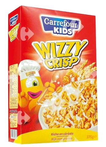 Céréales Croustillant Wizzy Crisp Carrefour Kids 375 g