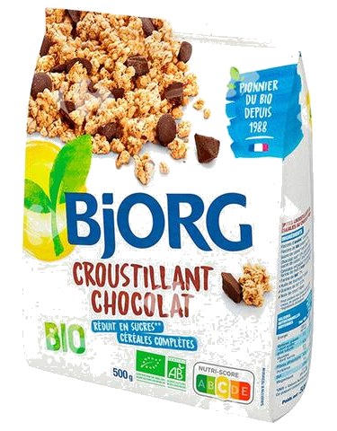 Céréales Croustillants au Chocolat Bjorg 500 g