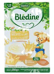Farine Lactée pour Bébé Biscuits au Lait Blédina 250 g