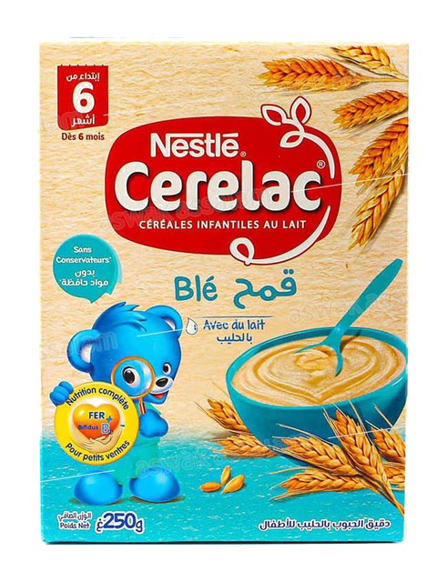 Céréale Infantile Blé et Miel Cerelac 250g