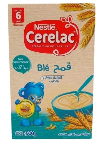 Céréale au Blé pour Bébé Cerelac 500 g