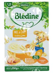 Farine Lactée pour Bébé au Miel et Lait Blédina 250 g