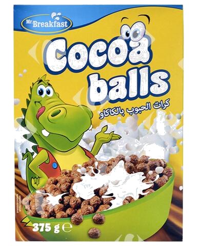 Céréales Cocoa Balls Mr Breakfast 375 g