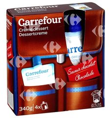 Crèmes Dessert Chocolat Carrefour 4x85 g