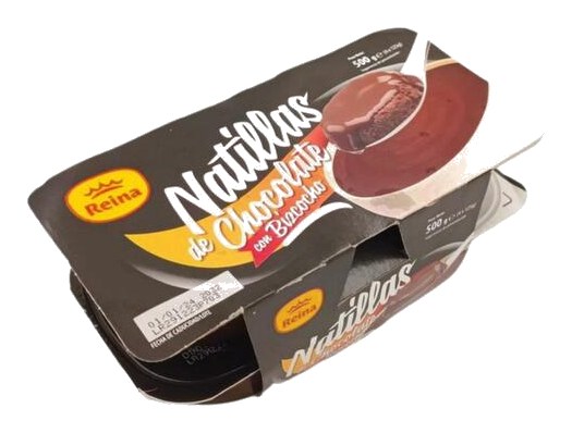 Crème Dessert Chocolat avec Gâteau Reina 125 g 4 unités