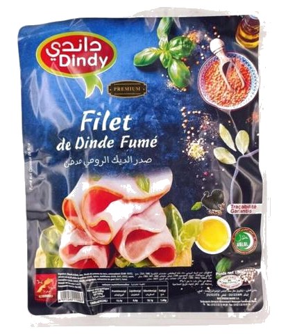 Filet de Dinde Fumé - Charcuterie - Dindy 80 g