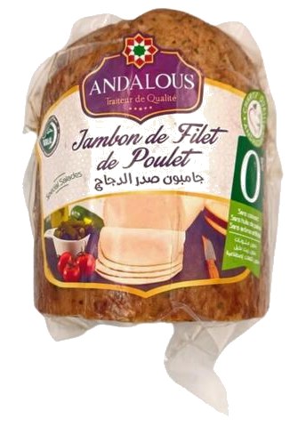 Jambon Cuisse de Poulet aux Herbes - Charcuterie - Andalous 100 g