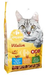 Croquettes au Thon, Saumon et Légumes pour Chats Adultes Carrefour 4 kg