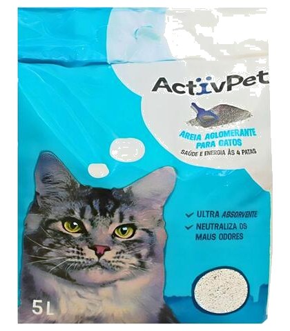 Litière Agglomérante pour Chats ActivPet 5 L