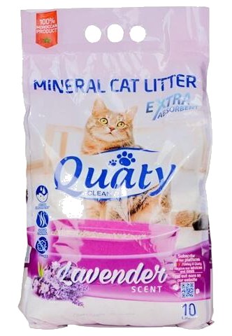 Litière Minérale Lavande Quaty 10 L