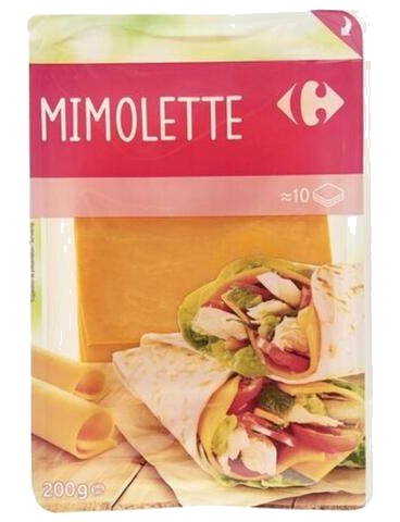 Mimolette en tranches Carrefour 200 g
