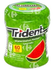Chewing-Gum Pastèque sans Sucres Trident 60 unités