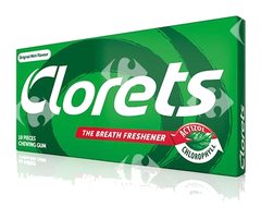 Chewing-Gum Original Menthe Clorets 10 unités