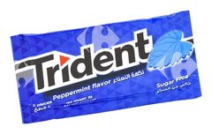 Chewing-Gum Menthe Poivrée sans Sucres Trident 5 unités