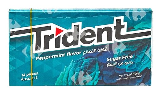 Chewing-Gum Menthe Poivrée sans Sucres Trident 14 unités
